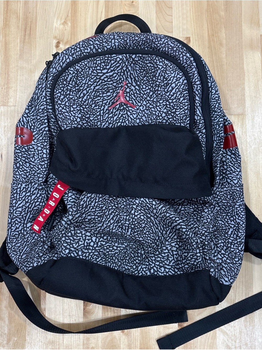 Nike Air Jordan Air Patrol Backpack Black Cement 9A0172-G3A